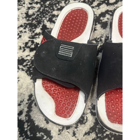 Jordan Hydro 11 Slide Bred White Men's Size 8 - Picture 6 of 9